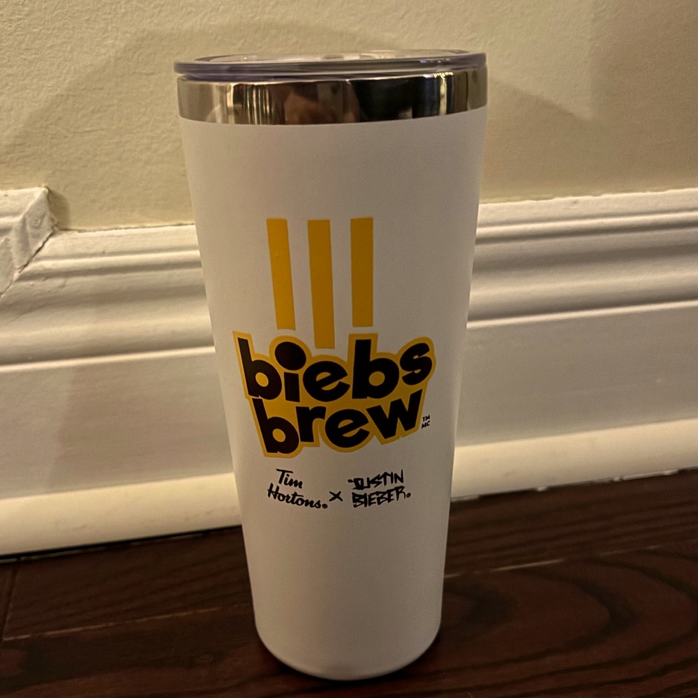 Biebs Brew insulated cup
